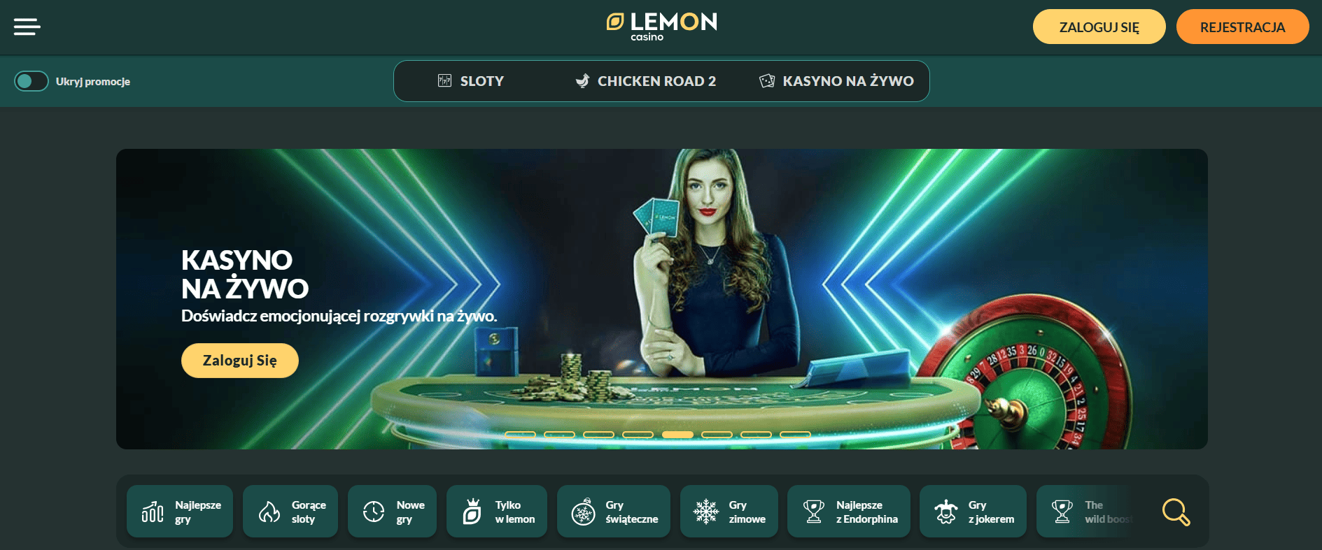 Lemon Casino PL – oficjalna strona kasyna online